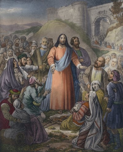 Cristo guarisce la moltitudine da Siegfried Detler Bendixen